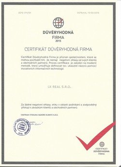 scan certifikát